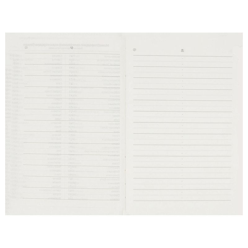 Телефонная книга А5, 80л., кожзам, OfficeSpace "Dallas" черный, с вырубкой