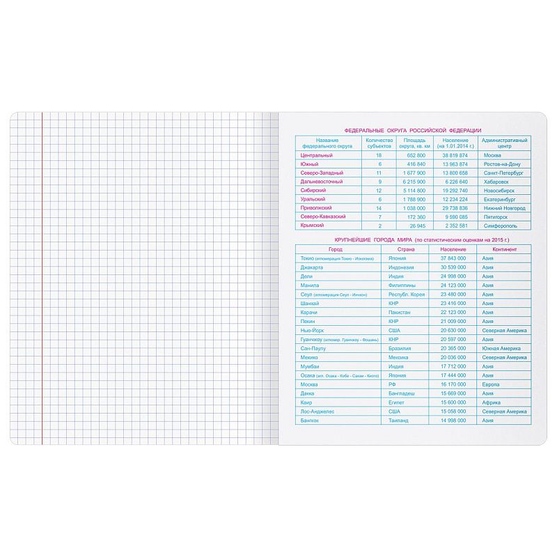 Тетрадь предметная 48л. BG "Крафт" - География, матовая ламинация