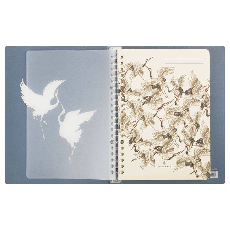 Тетрадь на кольцах 80л., А5, клетка Greenwich Line "Soar up", с пластиковой обложкой