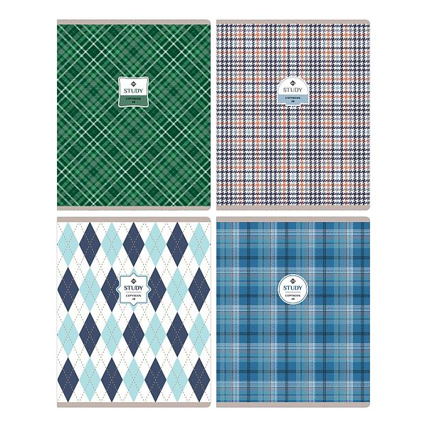 Тетрадь 48л., А5, клетка BG "Study", эконом