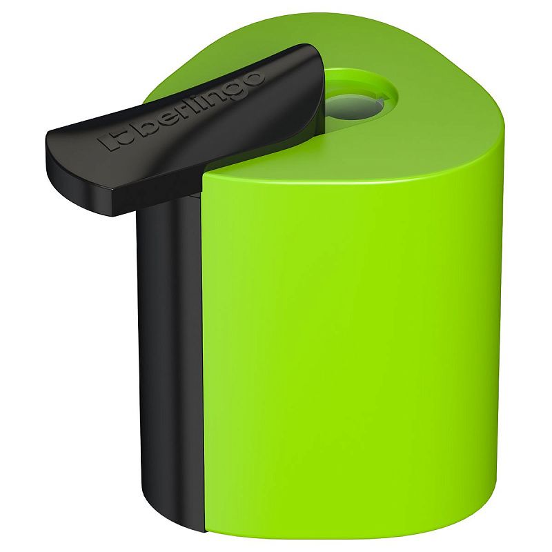 Точилка пластиковая Berlingo "Color Zone" 1 отверстие, контейнер, ассорти 