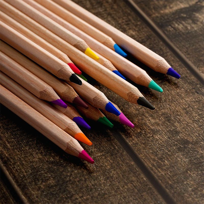 Карандаши цветные Гамма "Мультики", 18цв., супермягкие, увелич. диаметр грифеля 4,0мм, заточен., картон. упак., европодвес