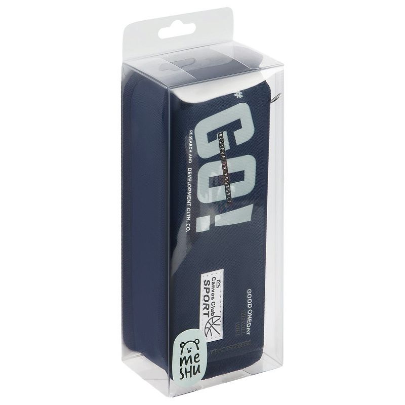 Пенал мягкий 215*90*55 MESHU "Go", полиэстер 