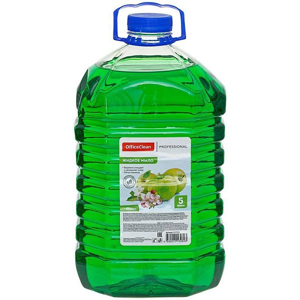 Мыло жидкое OfficeClean Professional "Яблоко", ПЭТ, 5л 