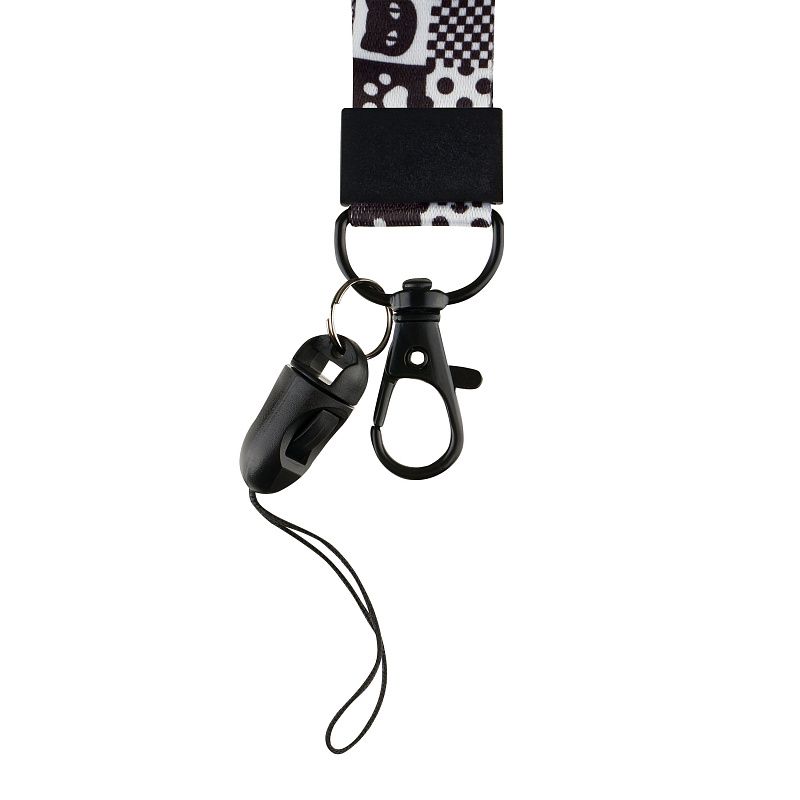 Лента для бейджей MESHU "Puzzle", 45см, петелька, карабин, опп пакет с европодвесом