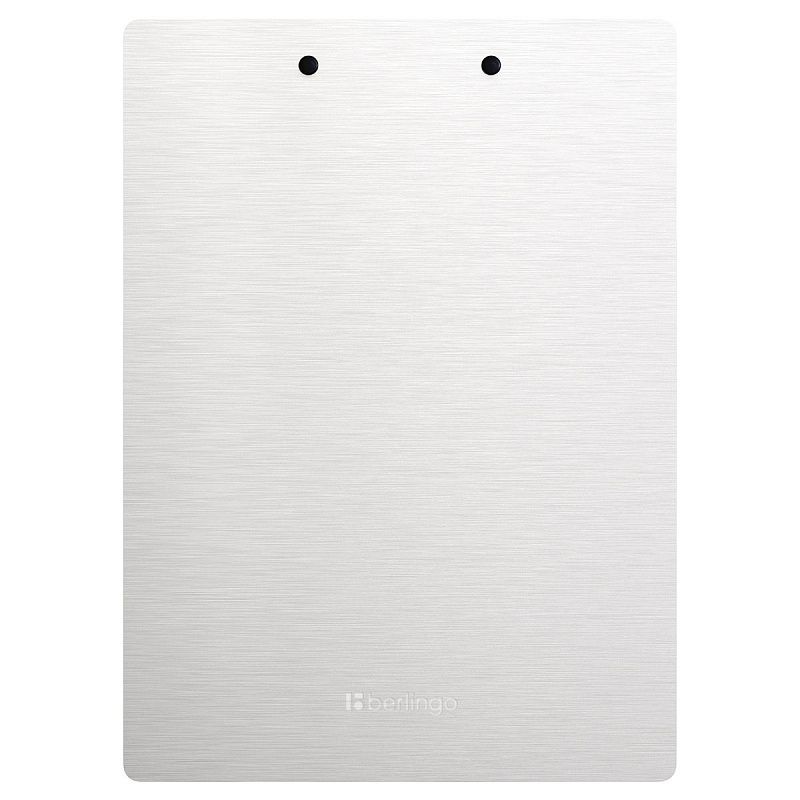 Планшет с зажимом Berlingo "Steel&Style" А4, пластик (полифом), белый 