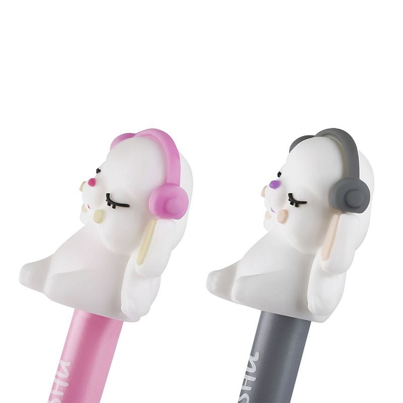 Ручка шариковая MESHU "Music Bunny" синяя, 0,7мм, корпус ассорти 