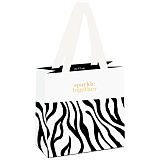 Пакет подарочный 20*20*10см MESHU "Animal print", отд. фольгой, матовая ламинация