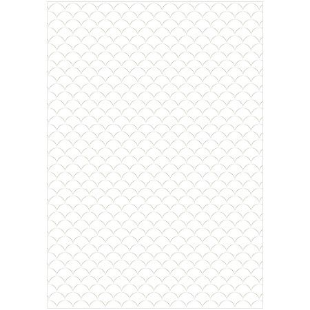 Упаковочная бумага глянц. 70*100см, MESHU "Pattern on white", 80г/м2, ассорти 5 дизайнов