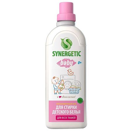 Гель для стирки детского белья Synergetic, 1л 
