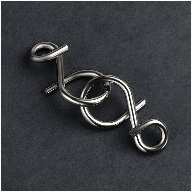 Головоломка металлическая малая ТРИ СОВЫ, ассорти, 2 уровень сложности 