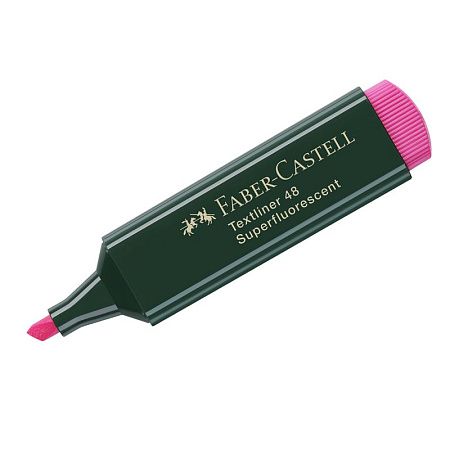 Текстовыделитель Faber-Castell "48" розовый, 1-5мм 