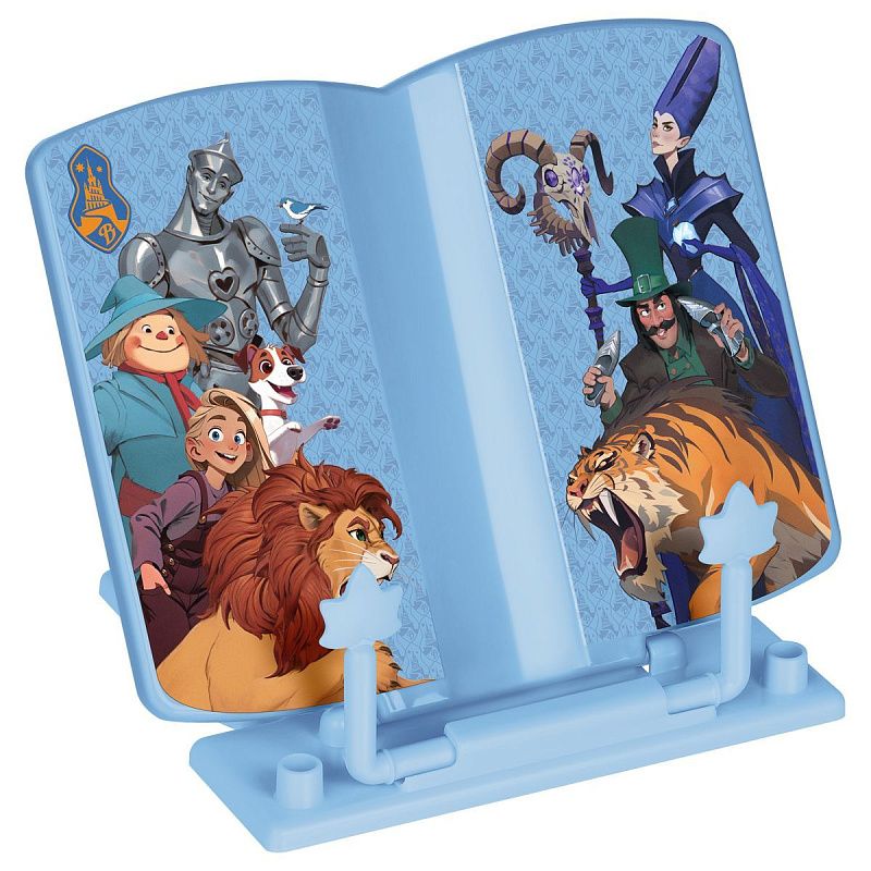 Подставка для книг Мульти-Пульти "Волшебник Изумрудного города", регулируемый угол наклона, пластиковая, с рисунком на корпусе