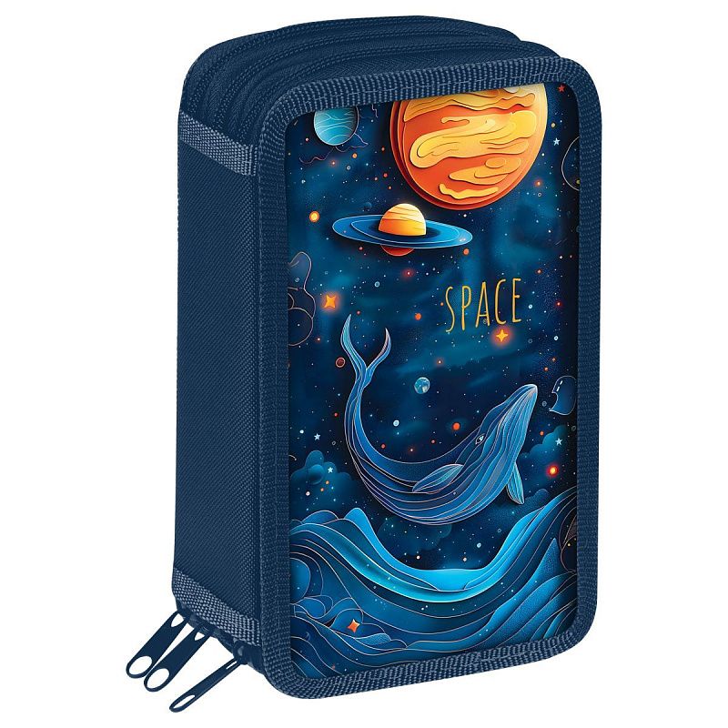 Пенал 3 отделения, 190*110 ArtSpace "The Star Whale", ткань