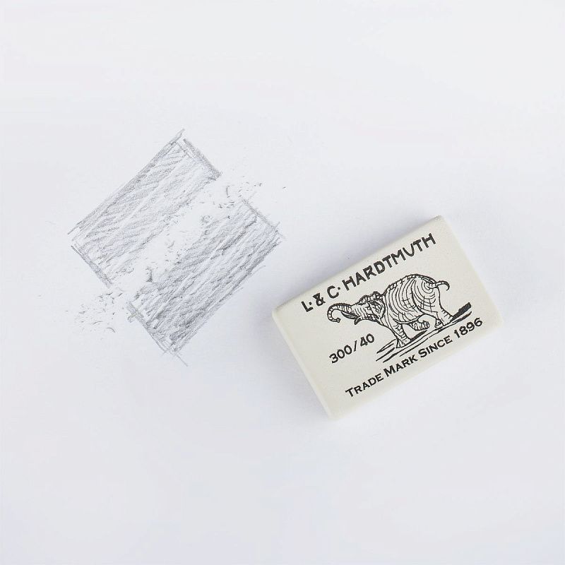 Ластик Koh-I-Noor "Elephant" 300/60, прямоугольный, натуральный каучук, 31*21*8мм, ч/б 