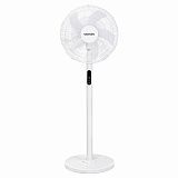 Вентилятор напольный SONNEN FS40-A999, 50Вт, LED дисплей, 3 скоростных режима, белый, 455735