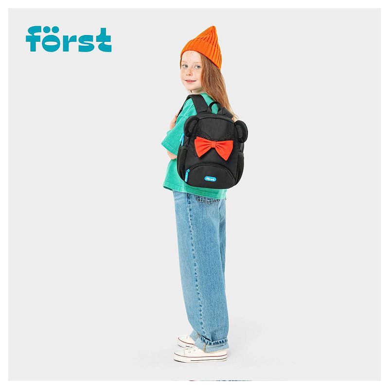 Рюкзак Först F-Kids "Mouse" 30*23*13см, 1 отделение, 3 кармана, уплотненная спинка 