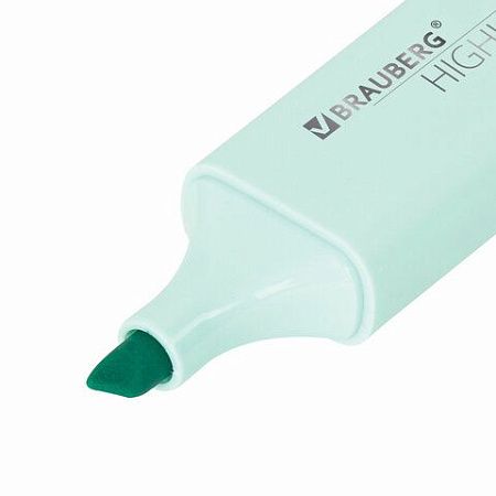 Текстовыделитель BRAUBERG "ORIGINAL PASTEL", БИРЮЗОВЫЙ, линия 1-5 мм, 151694 