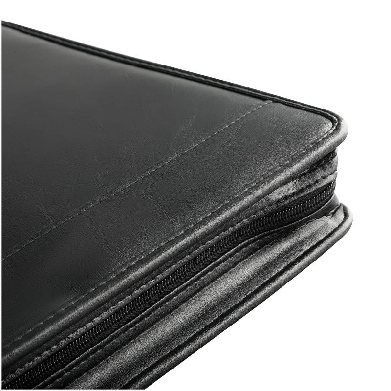 Папка деловая OfficeSpace "Mars" комбинир. кожзам, полиэстер, на молнии, с ручкой 