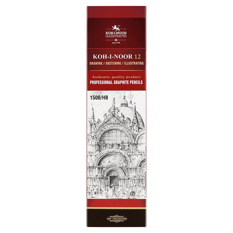 Карандаш ч/г Koh-I-Noor "1500" HB, заточен. 