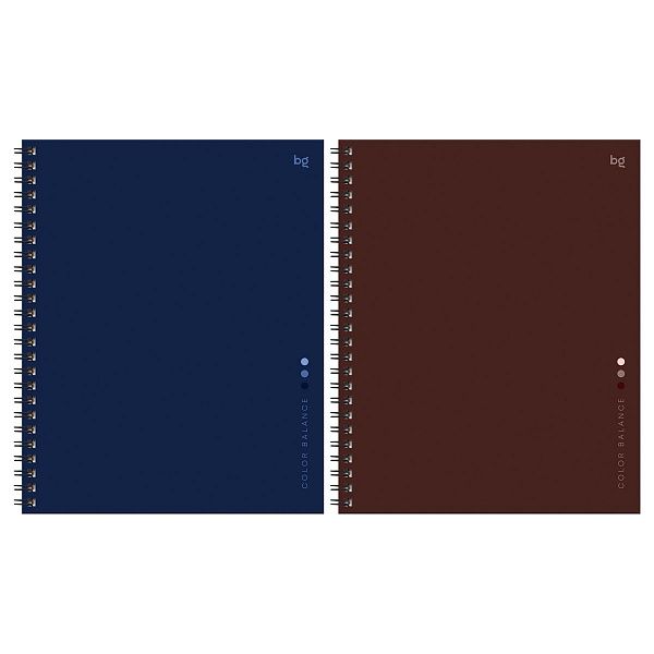 Тетрадь 120л., А5, клетка на гребне BG "Monocolor balance", глянцевая ламинация, твердая обложка