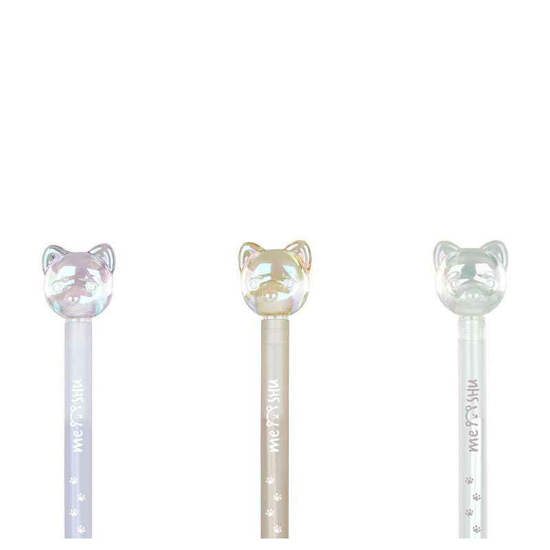 Ручка шариковая MESHU "Friend" синяя, 0,5мм, корпус ассорти 