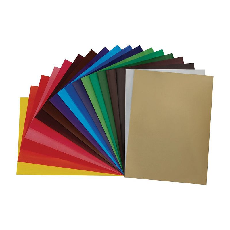 Цветная бумага мелованная А4, Мульти-Пульти, 18л., 18цв., в папке, "Енот в космосе. Волшебная"