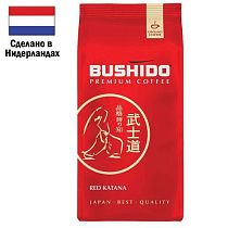 Кофе молотый BUSHIDO "Red Katana", натуральный, 227 г, 100% арабика, вакуумная упаковка, ш/к 40363, BU22712002