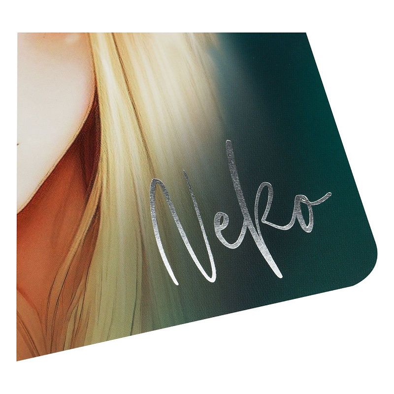 Записная книжка 170*170 мм 40л. на скрепке MESHU "Neko", soft-touch ламинация, тиснение фольгой, блок без линовки, 80г/м2