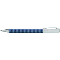 Ручка шариковая Faber-Castell "Ambition OpArt Deep Water" черная, 1,0мм, поворот., корпус глубокий синий, инд. упаковка