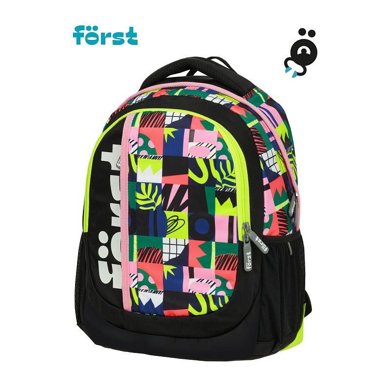 Рюкзак Först F-Trend "Fusion" 40*29*18см, 2 отделения, 3 кармана, эргономичная спинка 