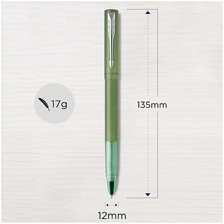 Ручка-роллер Parker "Vector XL Green" черная, 0,8мм, подарочная упаковка 