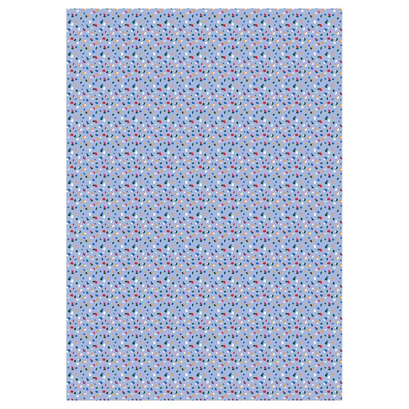 Упаковочная бумага глянц. 70*100см, MESHU "Terrazzo", 80 г/м2, ассорти, 5 дизайнов