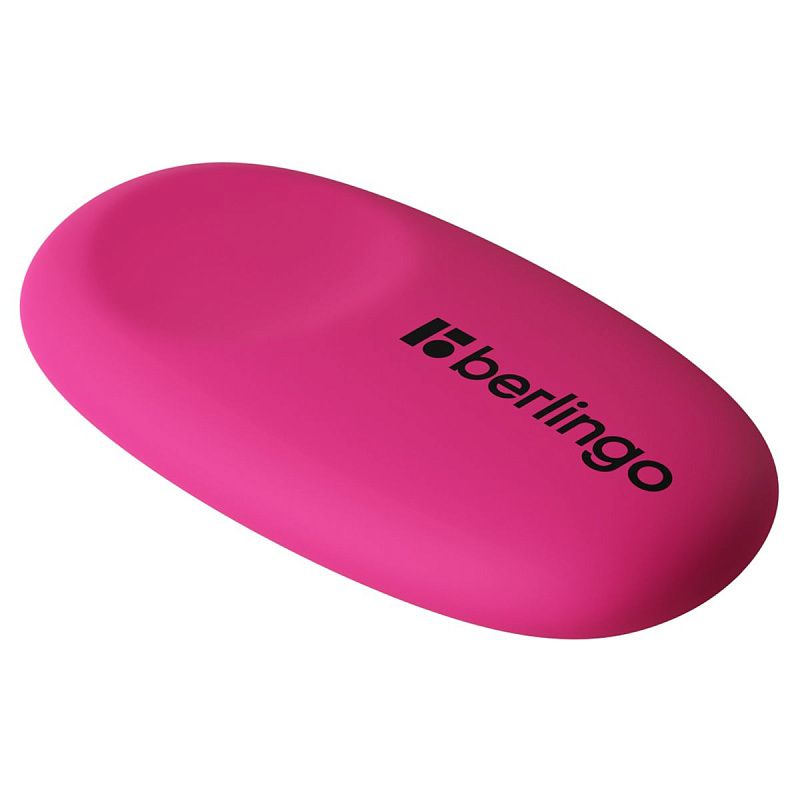 Ластик Berlingo "Ergonomic", овальный, термопластичная резина, 50*30*8мм 