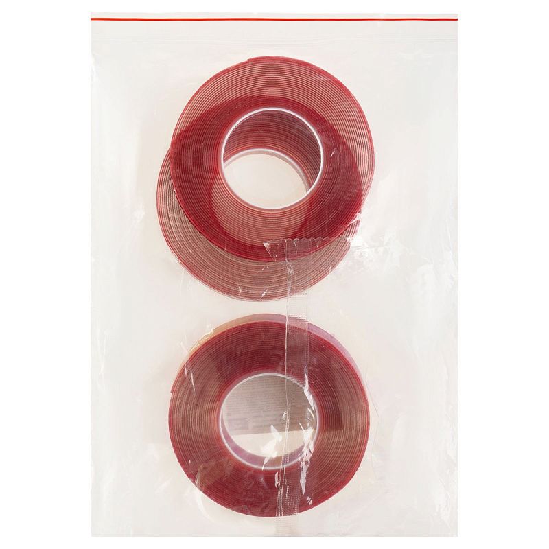 Набор клей-лент двусторонних многоразовых OfficeSpace, 3шт. (6мм*1мм*5м, 10мм*1мм*5м, 15мм*1мм*5м)