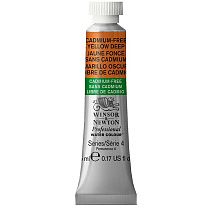 Акварель художественная Winsor&Newton "Professional", 5мл, туба, №891 бескадмиевый желтый насыщенный Акварель художественная Winsor&Newton "Professional", 5мл, туба, №891 бескадмиевый желтый насыщенный