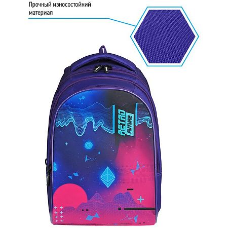 Рюкзак Berlingo inStyle "Retro Future" 41*27*20см, 3 отделения, 1 карман, эргономичная спинка 
