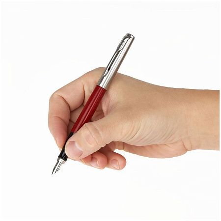 Ручка перьевая Parker "Jotter Originals Red Chrome CT" синяя, 0,8мм, подарочная упаковка 