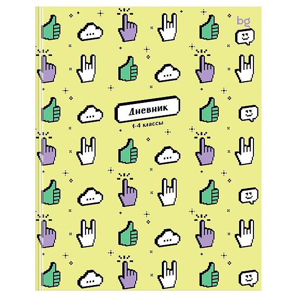 Дневник 1-4 кл. 48л. (ЛАЙТ) BG "Пиксели", матовая ламинация