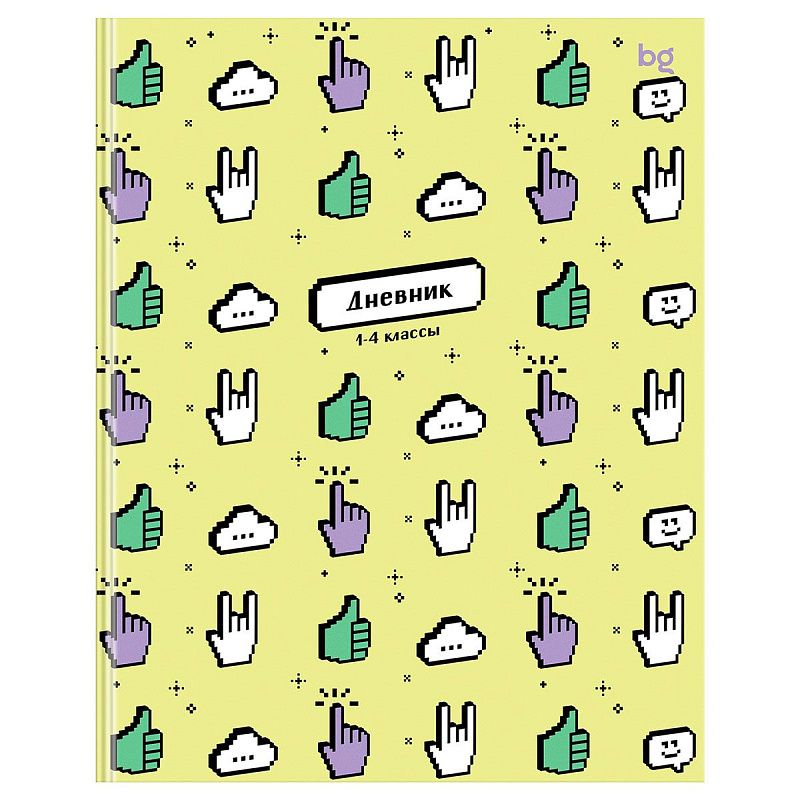 Дневник 1-4 кл. 48л. (ЛАЙТ) BG "Пиксели", матовая ламинация