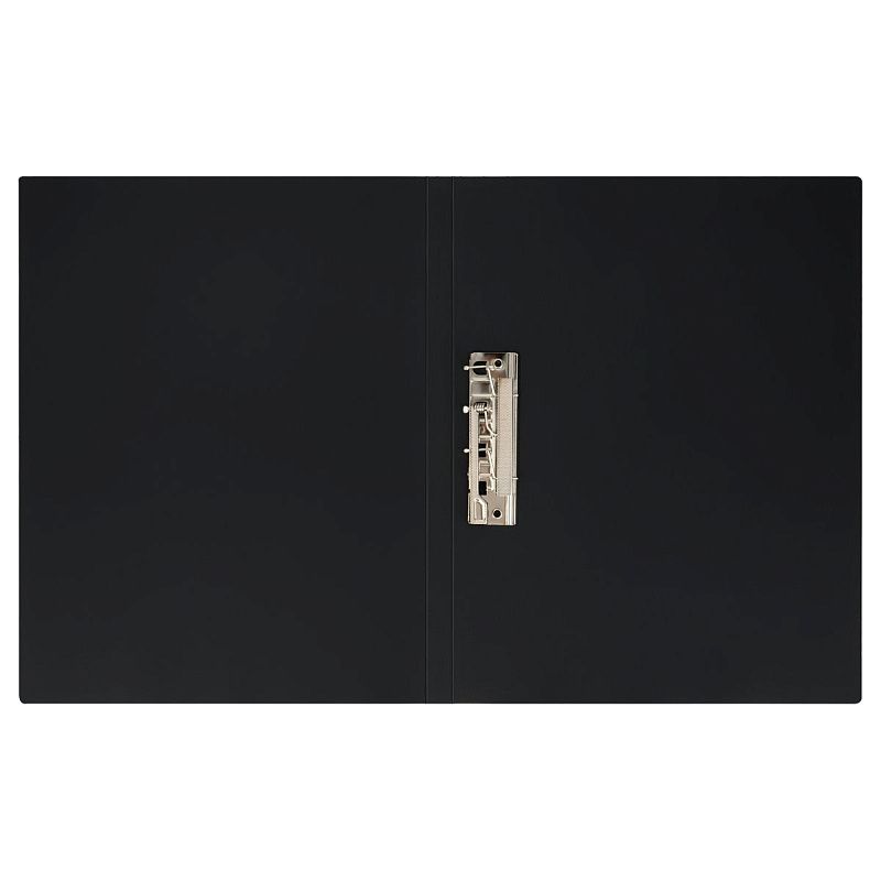 Папка с боковым зажимом OfficeSpace "Вита" А4, 17мм, 500мкм, пластик, черная 