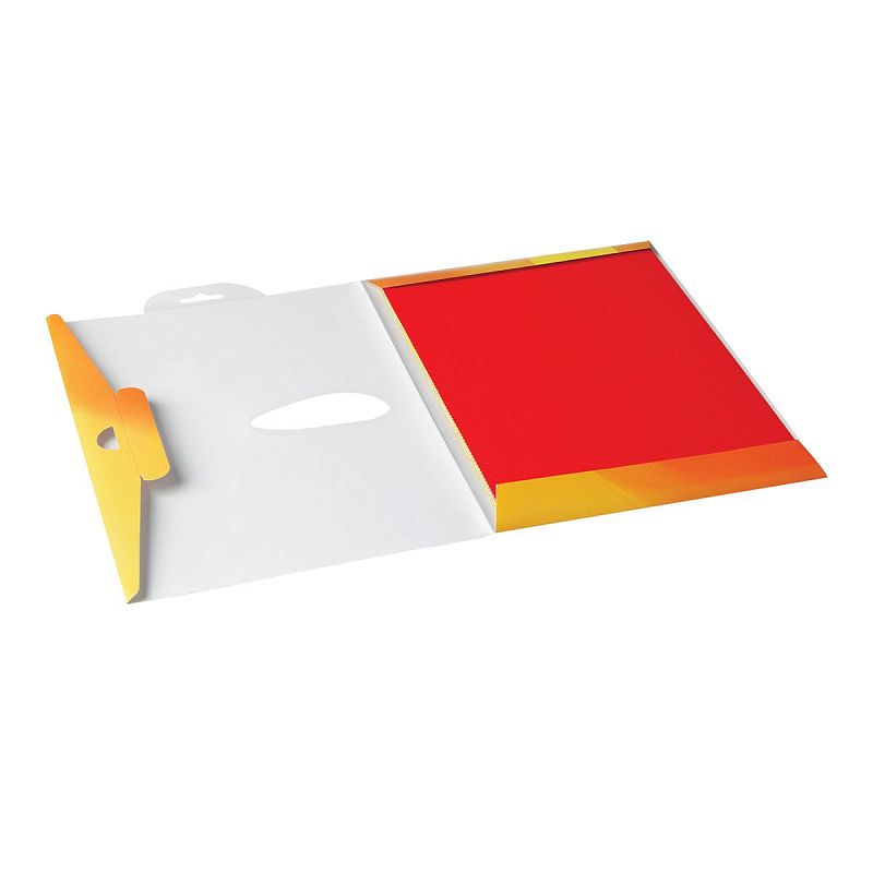 Картон цветной А4, Мульти-Пульти, 5л., 5цв., гофрированный, в папке, "Приключения Енота"