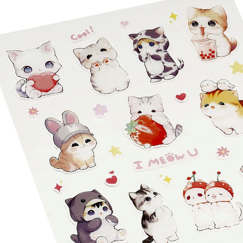 Наклейки гелевые MESHU  "Perrrfect" , 10*23см, инд. уп., европодвес