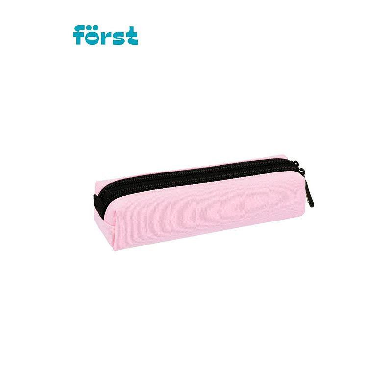Пенал мягкий 2 отделения, 200*40*45 Först "Bubble gum", полиэстер 