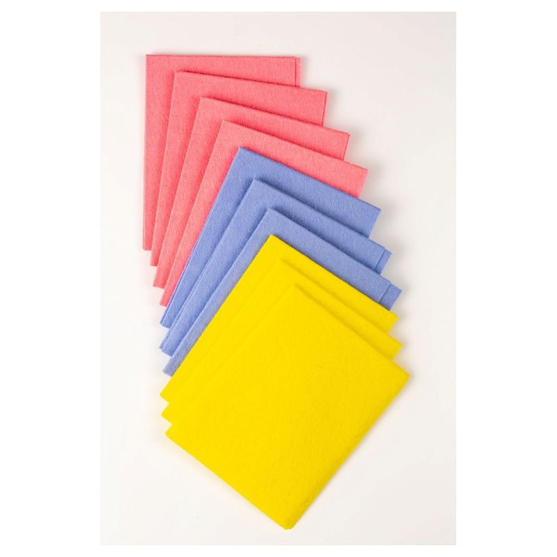 Салфетки для уборки Paclan "Practi", набор 10шт., вискоза/полиэстер, 30*40см