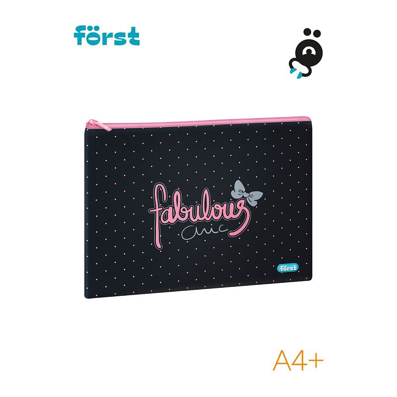 Папка с декоративными нашивками А4 Först "Royal style", 340*245 мм, 1 отделение, полиуретан 