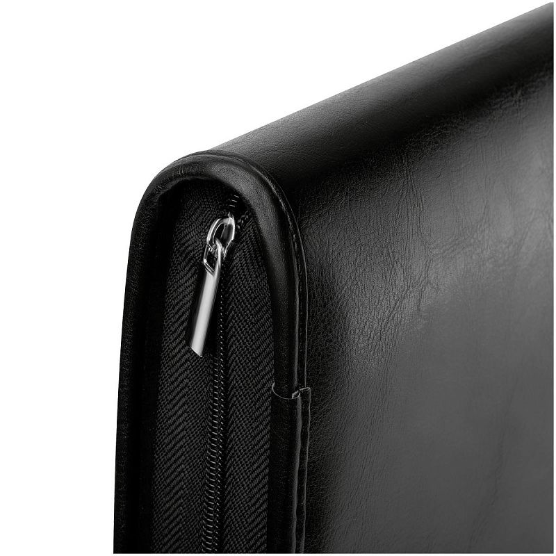 Папка деловая OfficeSpace "Palada" имп. кожзам., на молнии, блокнот 