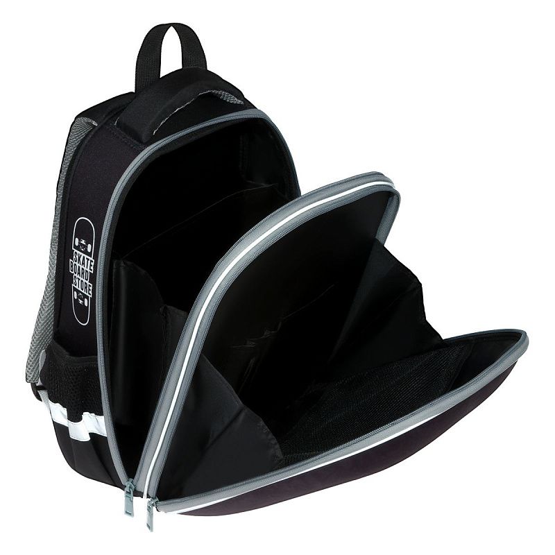 Ранец ArtSpace School Friend "Skateboard" 39*30*18см, 2 отделения, 2 кармана, анатомическая спинка 