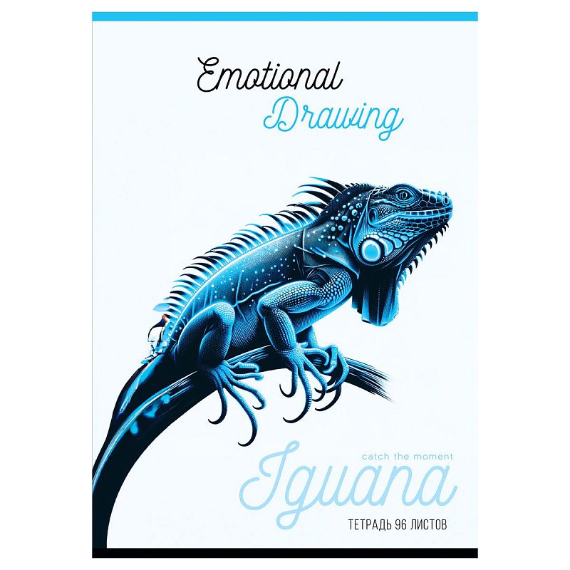 Тетрадь 96л., А4 клетка BG "Рисование", суперэконом