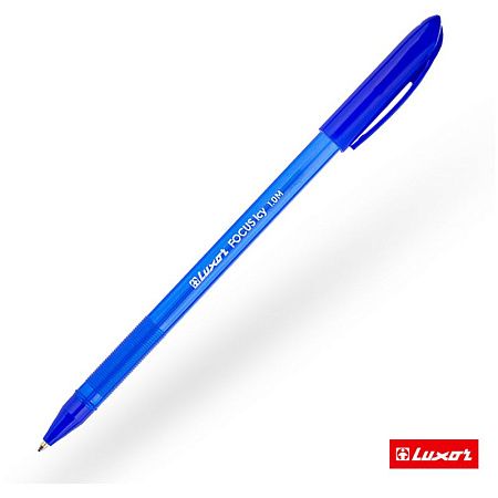 Ручка шариковая Luxor "Focus Icy" синяя, 1,0мм 